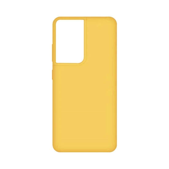 Silicone Case for Samsung Galaxy S21 Ultra Plus Yellow